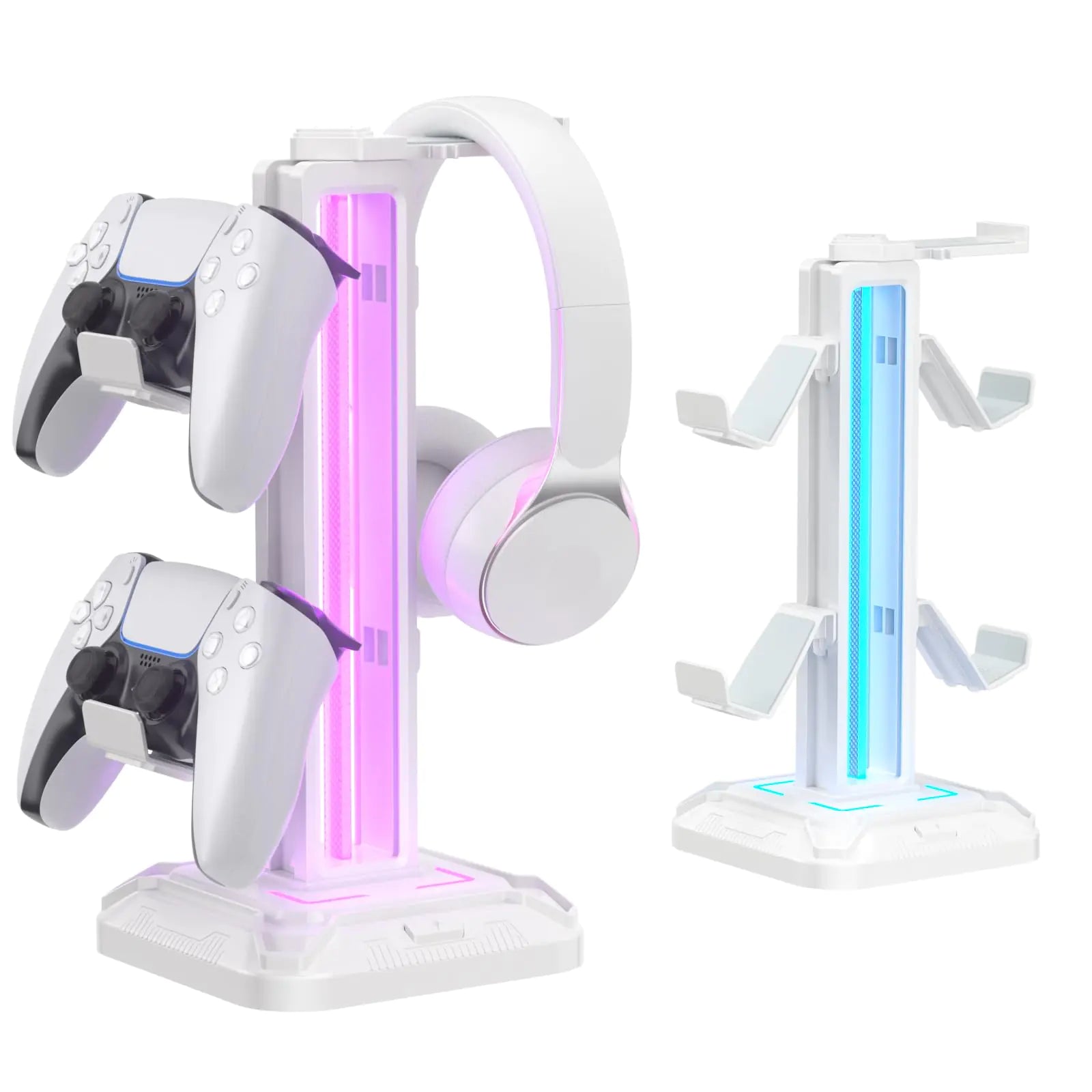 Light-up Headset Stand - Gaming Controller Holder for Gaming Room Setup