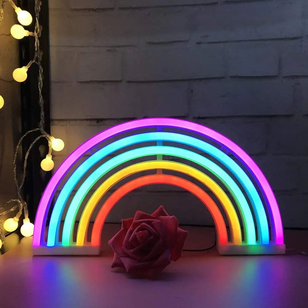 LED Rainbow Neon Wall Light