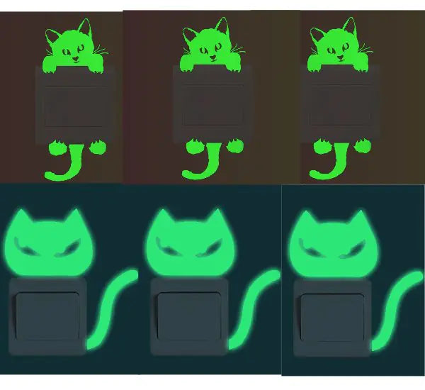 Glow-in-the-Dark Stickers and Light Switch Decor