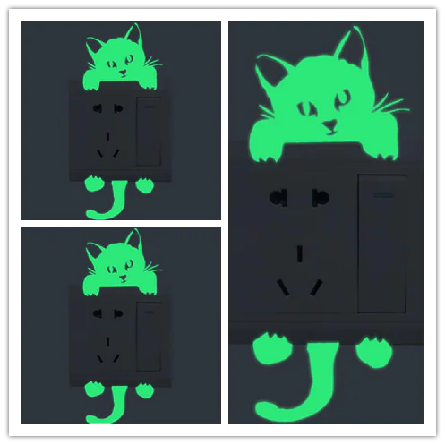 Glow-in-the-Dark Stickers and Light Switch Decor