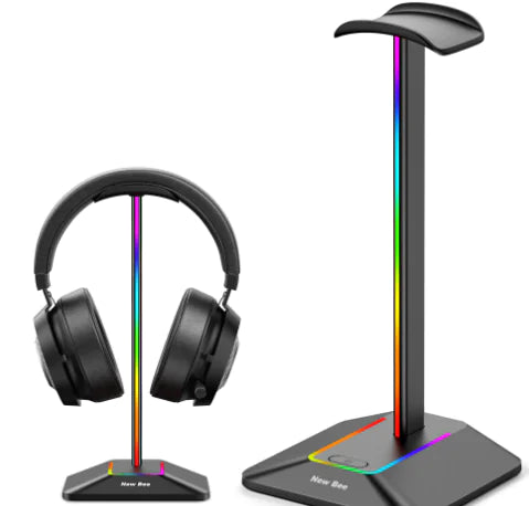 RGB Headphone Stand Dual Output
