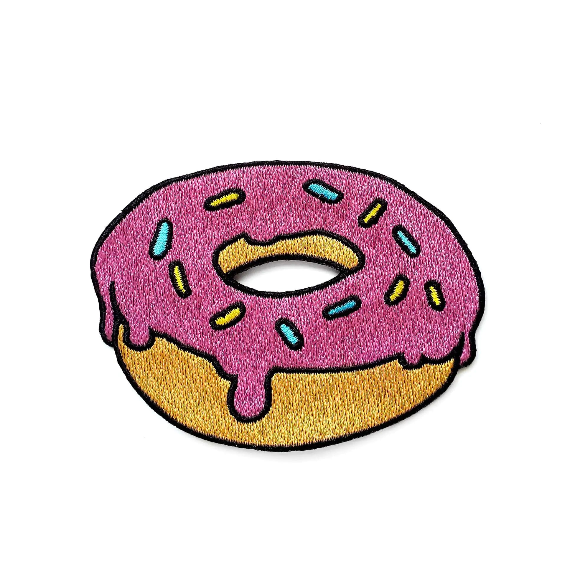 Donut Emoji Iron-on Patch