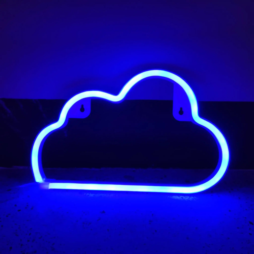 LED Cloud Neon Light - Creative Wall Decor for Rooms