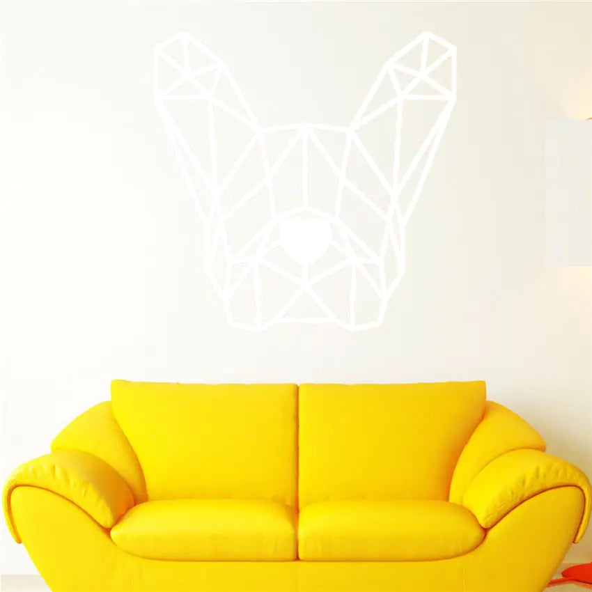 Bulldog Wall Decal for Gaming Room