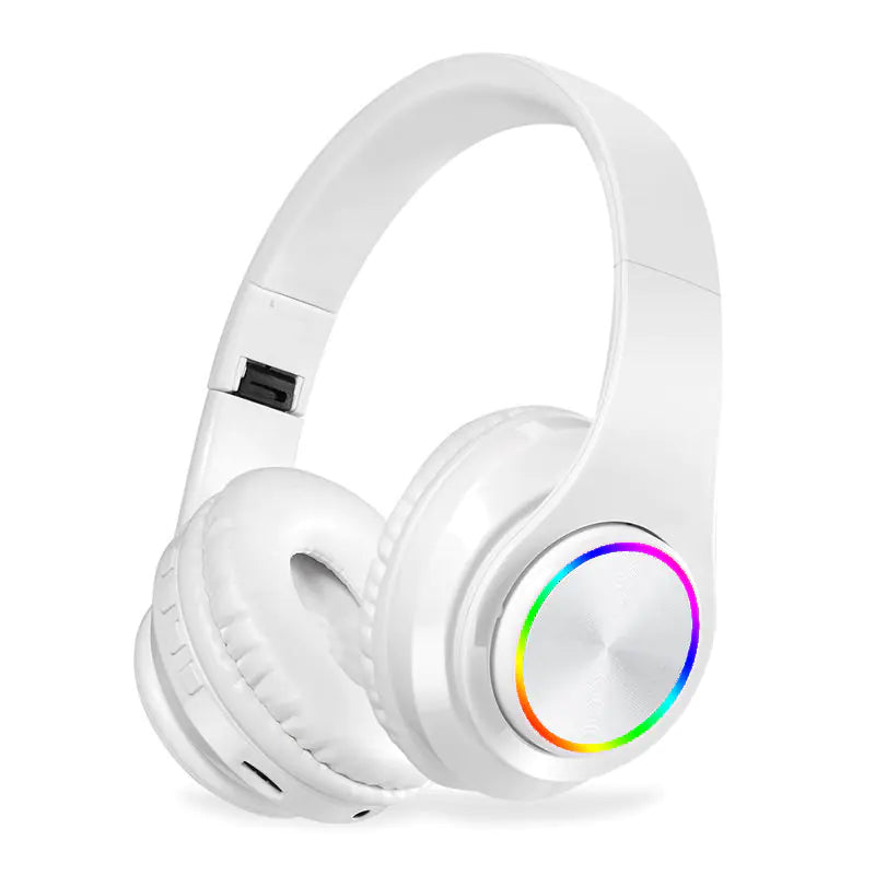 B39 Bluetooth Headphones with LED Light Feature