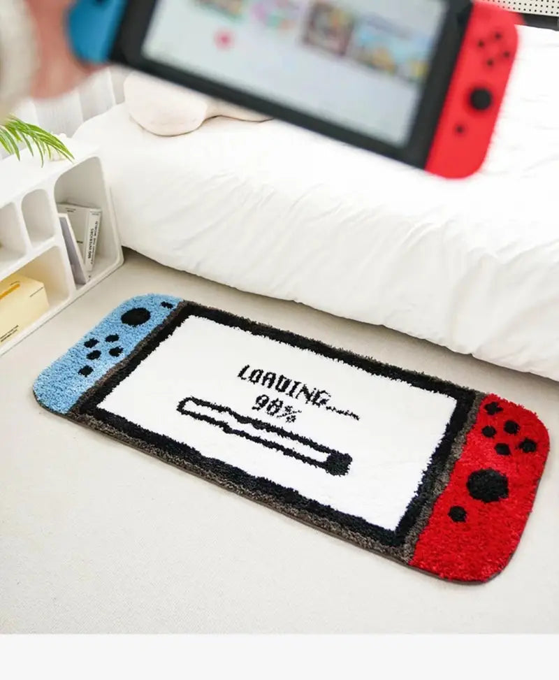 Gaming Console Print Area Rug for Bedroom and Living Room