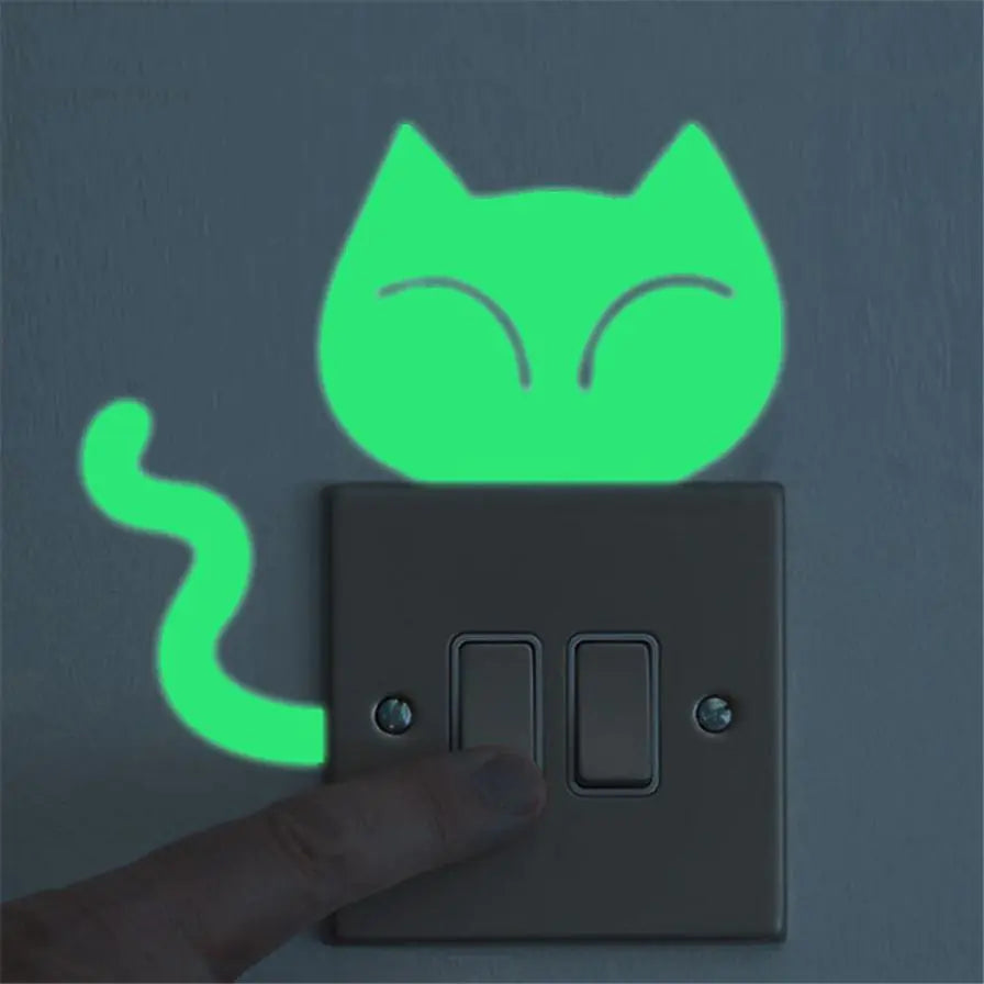 Glow-in-the-Dark Stickers and Light Switch Decor