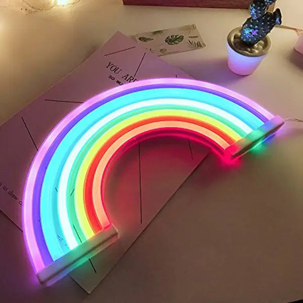 LED Rainbow Neon Wall Light