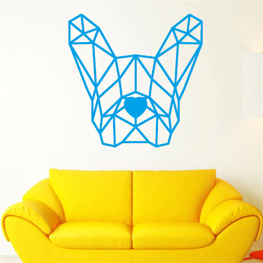 Bulldog Wall Decal for Gaming Room