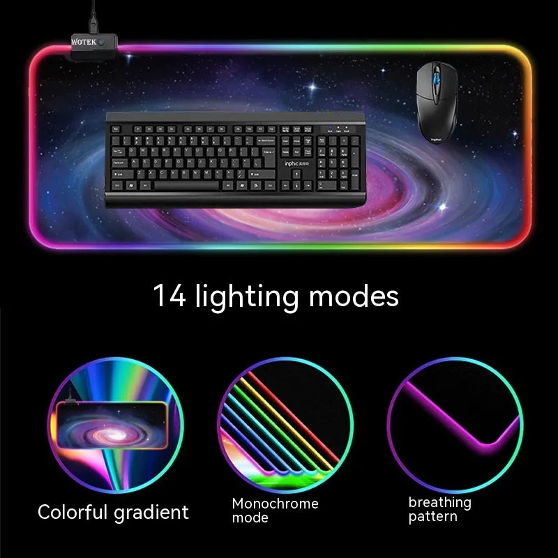 Oversized Light Up LED Mouse Pad