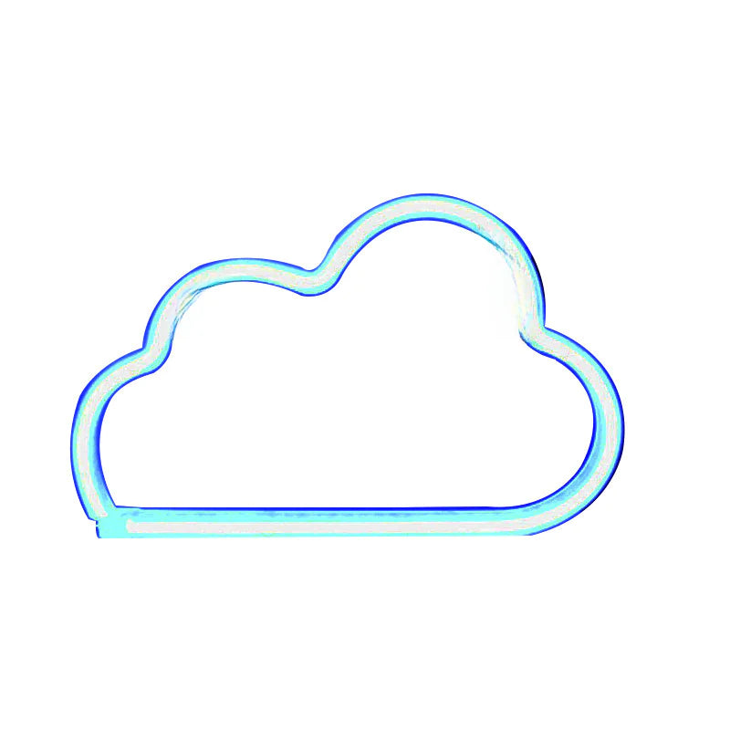 LED Cloud Neon Light - Creative Wall Decor for Rooms