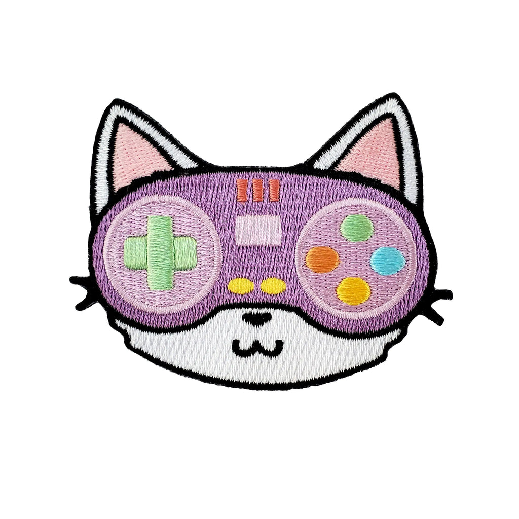 Gamer Cat Iron-on Patch