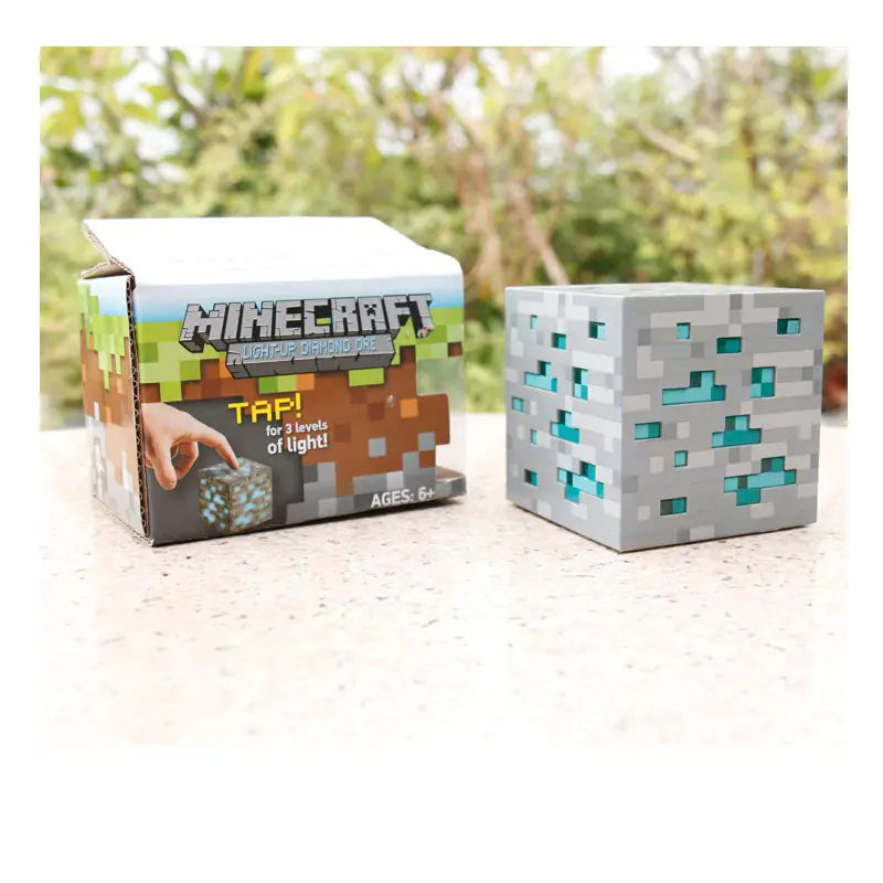 Minecraft Color Changing Sword Pickaxe Lamp, Light-up Redstone Ore, Light-up Diamond Ore