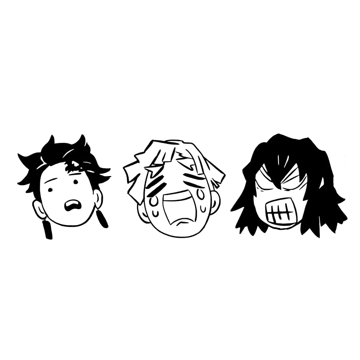 Slayer Anime Wall Decal for Gaming Room 5" in x 15"