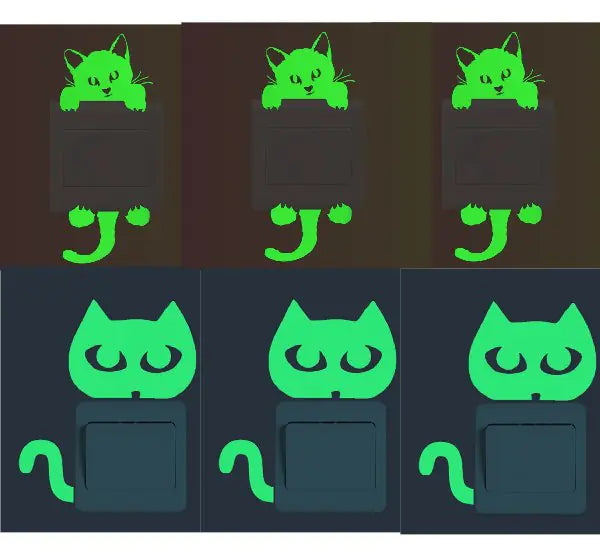 Glow-in-the-Dark Stickers and Light Switch Decor