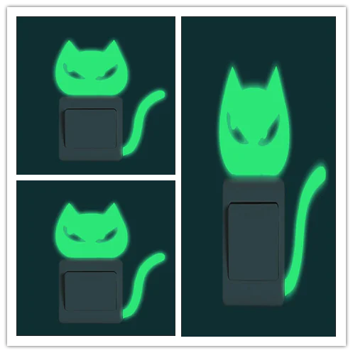 Glow-in-the-Dark Stickers and Light Switch Decor