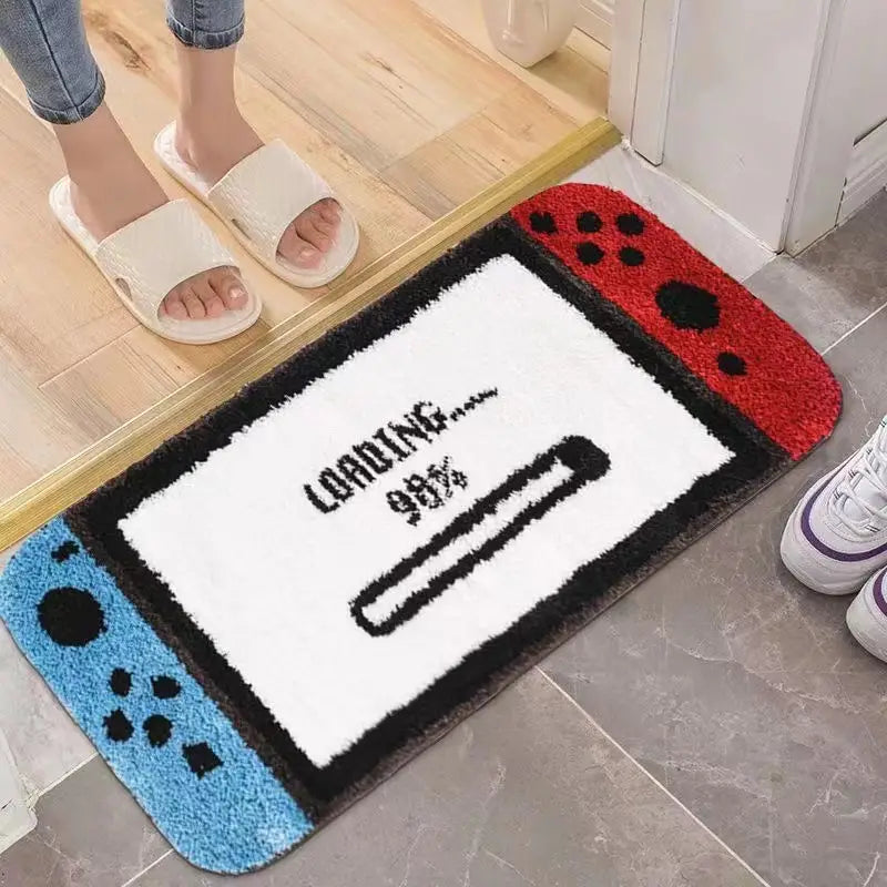 Gaming Console Print Area Rug for Bedroom and Living Room