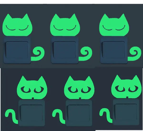 Glow-in-the-Dark Stickers and Light Switch Decor