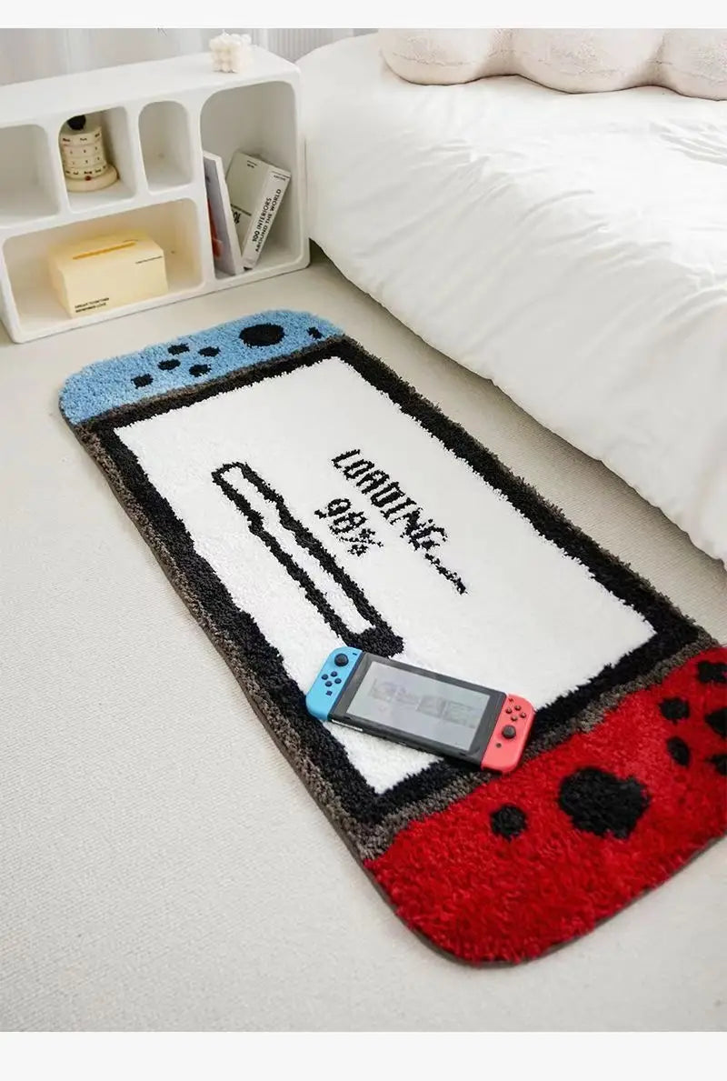 Gaming Console Print Area Rug for Bedroom and Living Room