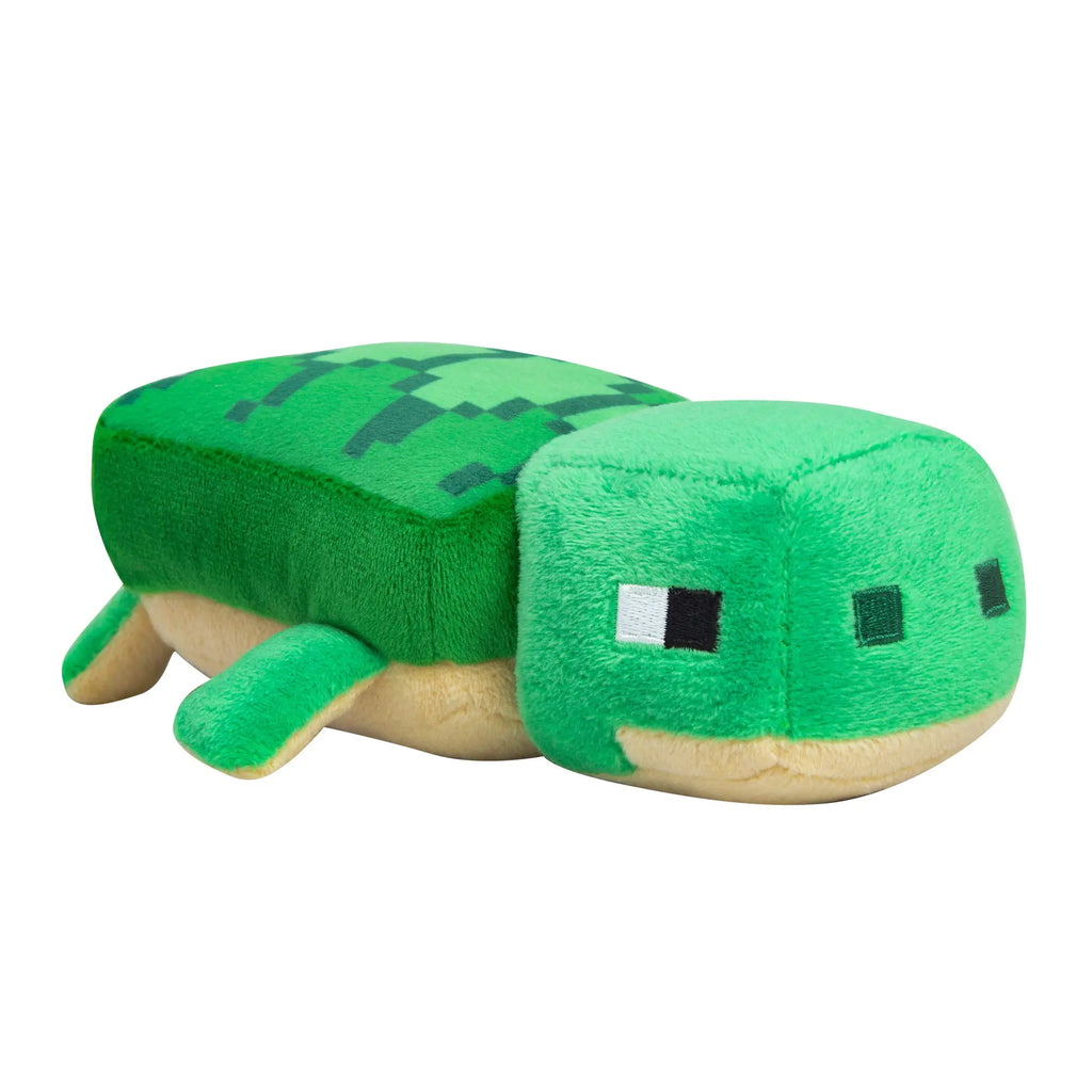 Minecraft Sea Turtle Plush Stuffed Toy Green 8"
