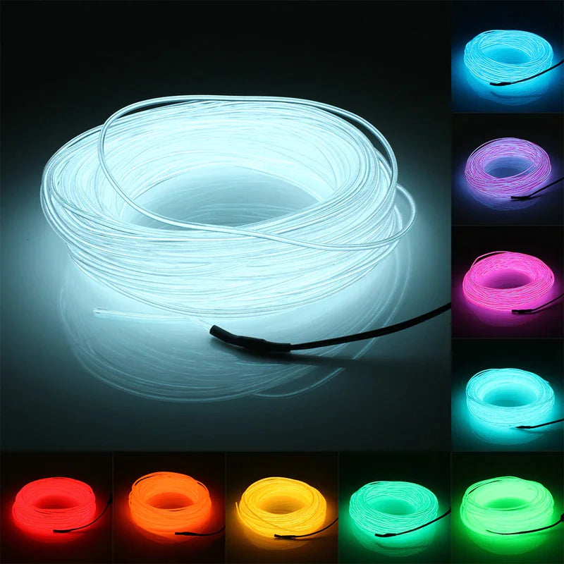 Neon LED Light Glow Wire String